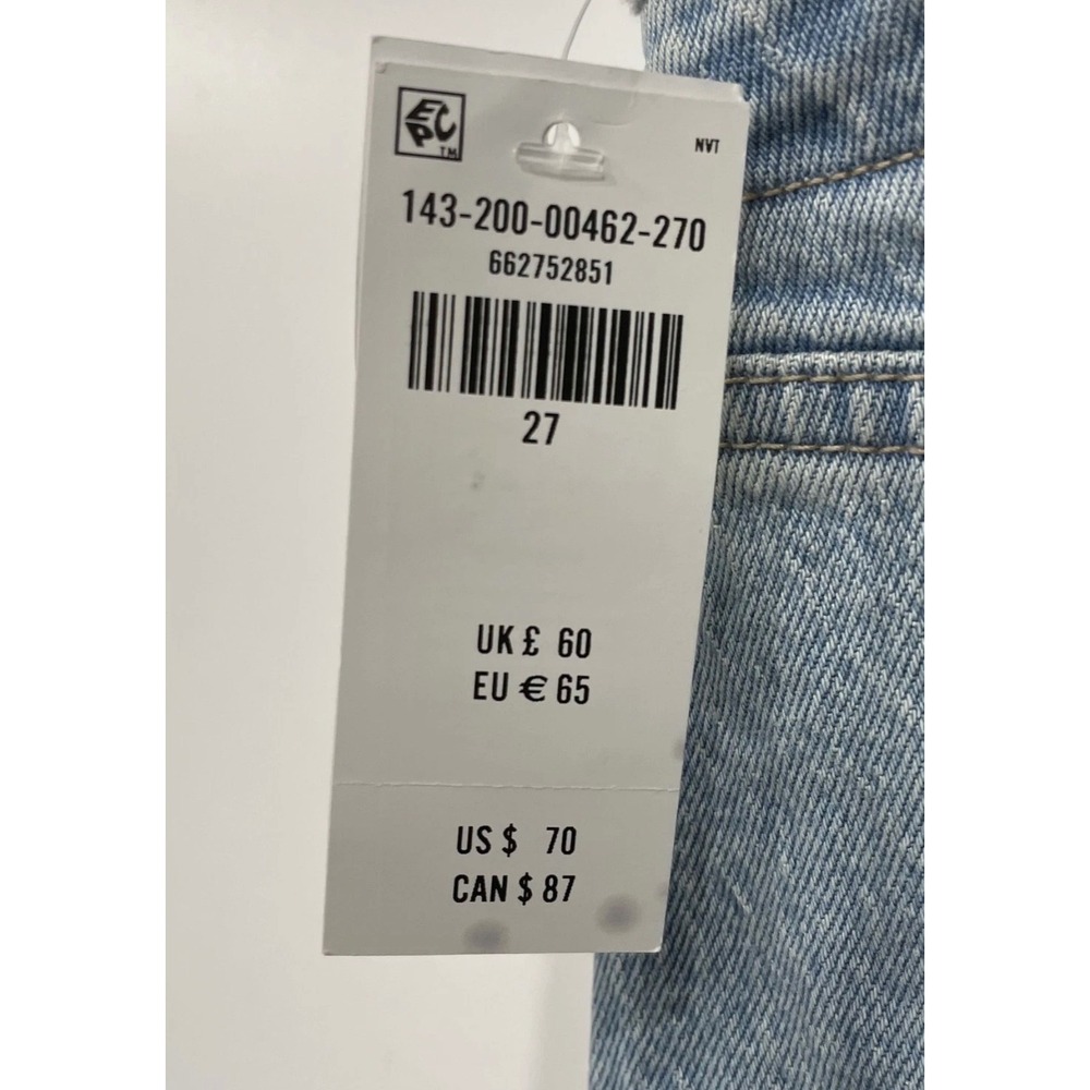 🖤Abercrombie & Fitch 🤑🖤🚨Curve Love Mid Rise Denim‎ Mini Skirt Size-27NEW$70 - Picture 9 of 9